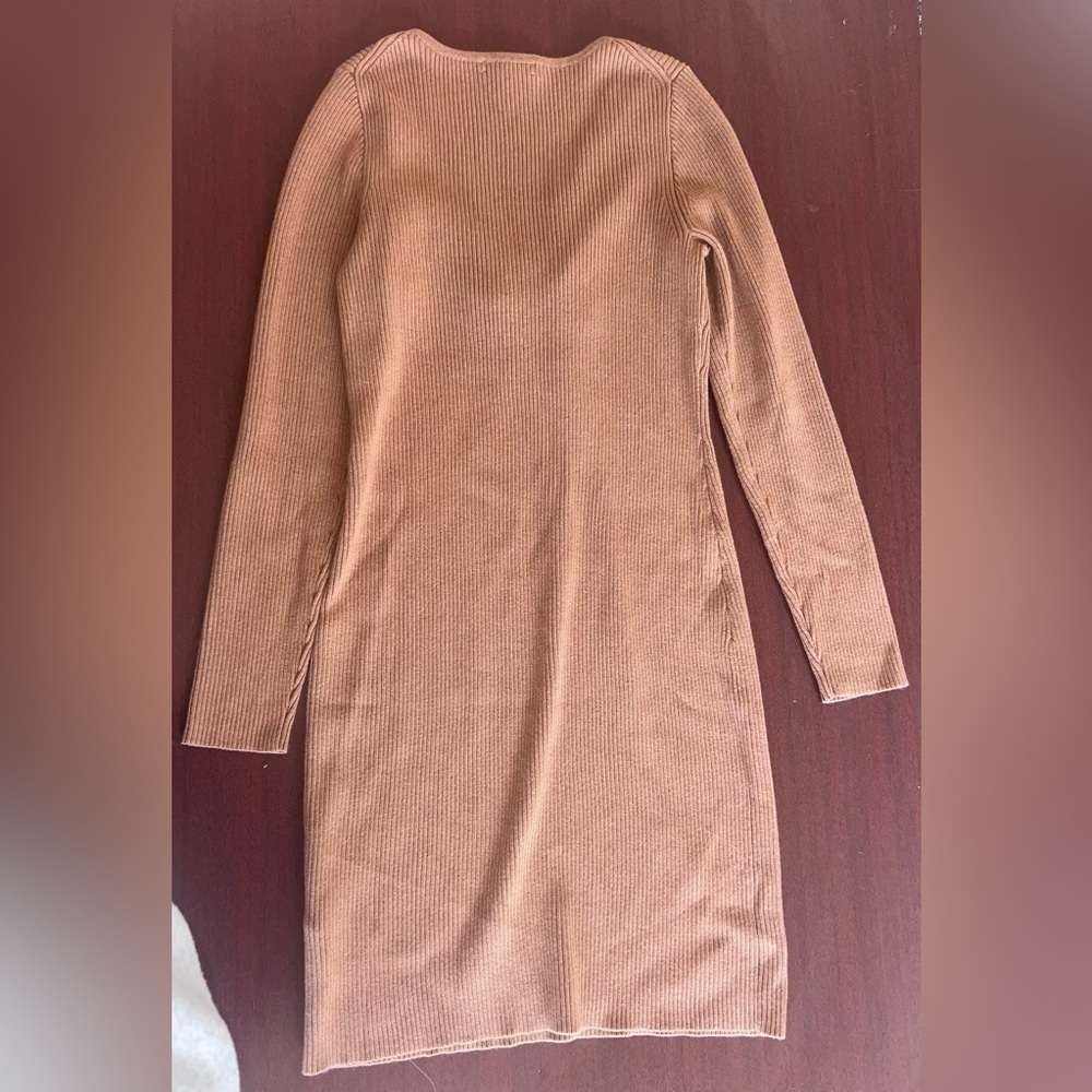 Madewell Tie-Front Ruched Bodycon Mini Dress - Picture 5 of 5
